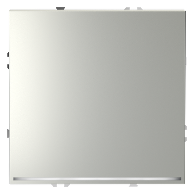 VLS010405 Проходной переключатель встраиваемый VOLTUM S70 одноклавишный с подсветкой 10А, (сталь) (ТМ Maytoni)