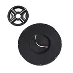 7662/24L MITRA LED SN 56 Светильник пластик/белый/черный LED 24Вт 3000/4000K D300 IP40 OMEGA BLACK