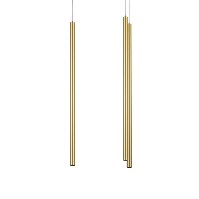 L5T747343 Люстра TUBO LED 25W 1600LM 25G ЗОЛОТО 4000K (574723+747343 (5шт)
