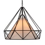 SL233.403.01 Светильник подвесной ST-Luce Черный/Черный, Белый E27 1*60W