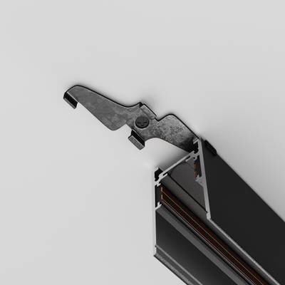 Фиксатор для накладного монтажа Exility черный, 2шт, TRA034HS-21B. TM Maytoni