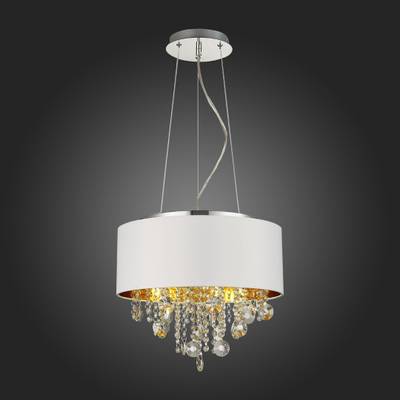 SL1350.503.04 Светильник подвесной ST-Luce Хром/Белый, Золотистый, Прозрачный E14 4*40W