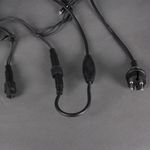 A-518 WW/WT FLASH гирлянда светодиодная "Бахрома", 5х0,9м, 240LED, провод черный, морозостойкий