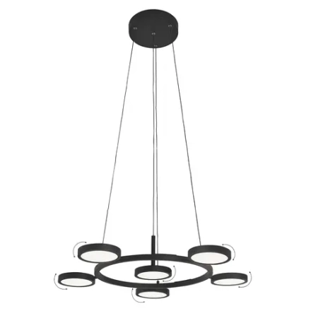 Светильник подвесной Crystal Lux CLT 027C6 D700 BL 1400/270