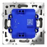 VLS010206 Выключатель встраиваемый VOLTUM S70 одноклавишный с подсветкой 10А, (титан). (ТМ Maytoni)