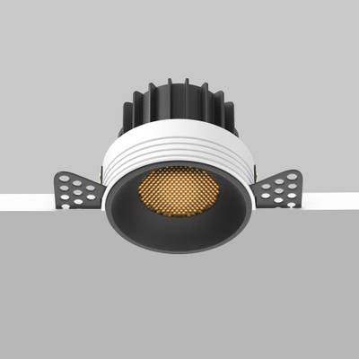 Встраиваемый светильник Round 2700K 12W 60°, DL058-12W2.7K-TRS-B. TM Maytoni