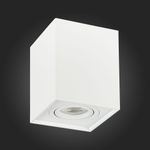 ST109.507.01 Светильник потолочный Мат. белый GU10 1*50W  L100xW100xH123 220V Без ламп