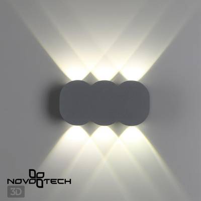 358560 STREET NT21 374 темно-серый Ландшафтный настенный светильник IP54 LED 4000K 6W 85-265V CALLE