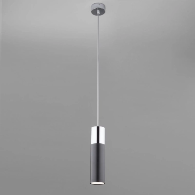 LED светильник подвесной в стиле лофт 50135/1 LED хром/черный, LED