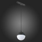 ST358.433.07 Магнитный трековый светильник подвесной Черный LED 1*7W 3000K 520Lm Ra&gt;80 120° IP20 D90xH90 48V