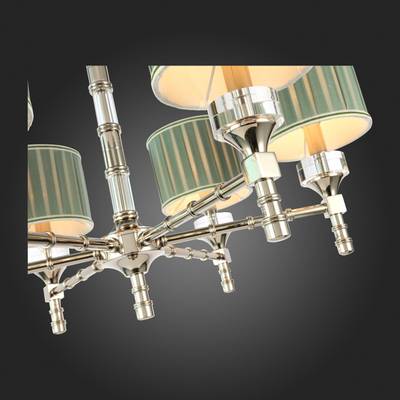 SL1121.103.06 Люстра подвесная ST-Luce Никель/Оливковый E14 6*40W