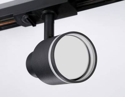 Светильник однофазный трековый GL5206 BK черный GU10 max 12W