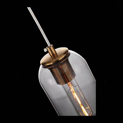 SL1145.343.01 Светильник подвесной ST-Luce Латунь/Дымчатый E27 1*60W