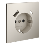 VLS001003 Накладка для розетки с заземлением и защитными шторками, с USB A+C, S70 (кашемир). (ТМ Maytoni)