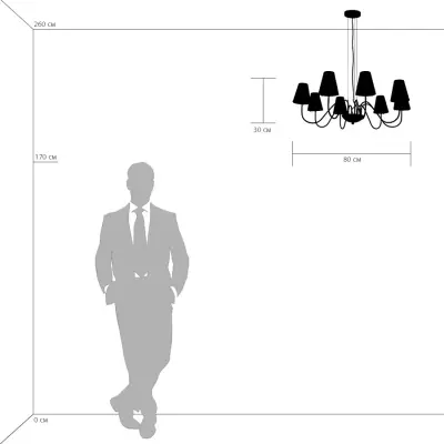 758084 Люстра подв. DIAFANO 8х40W G9 ХРОМ/ПРОЗРАЧНЫЙ