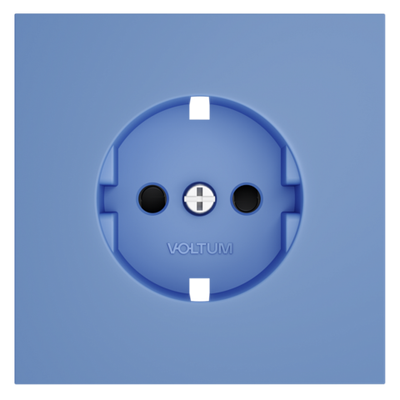 VLS000715 Накладка для розетки с заземлением и защитными шторками, S70 (деним). (ТМ Maytoni)