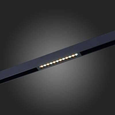 ST655.496.09 Светильник трековый Черный LED 1*9W 2700K-6000K 700Lm Ra&gt;90 24 IP20 L220xW25xH41 220V