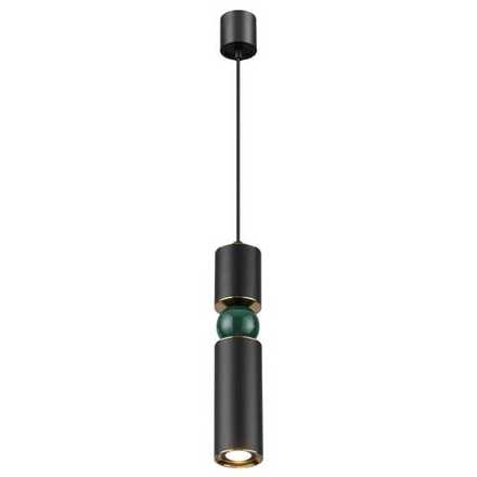 4075/5L L-VISION ODL19 475 черный/золото/зеленый Подвес GU10 1*5W SAKRA