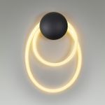 4398/20WL HIGHTECH ODL23 135 черный/металл/канат Настенный св-к IP20 LED 20W 3000K CORDA