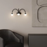 Настенный светодиодный светильник Ragno 90031/3 черный, LED
