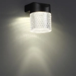 359293 STREET NT24 000 черный Светильник ландшафтный настенный IP65 LED 7W 4000K 175-265V ESTIMA