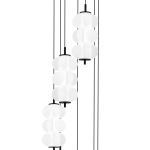 SL6121.403.07 Светильник подвесной ST-Luce Черный/Белый LED 7*8W 3000K