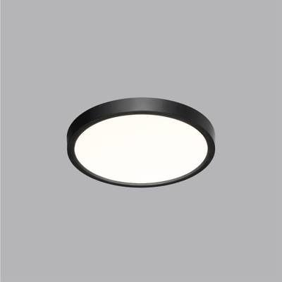 7660/18L MITRA LED SN 54 Светильник пластик/белый/черный LED 18Вт 3000/4000K D230 IP40 ALFA BLACK