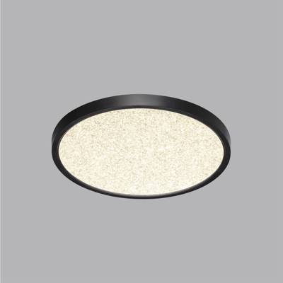 7662/24L MITRA LED SN 56 Светильник пластик/белый/черный LED 24Вт 3000/4000K D300 IP40 OMEGA BLACK