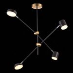 SL1604.432.04 Светильник потолочный ST-Luce Черный, Латунь/Черный LED 4*5W 3000K