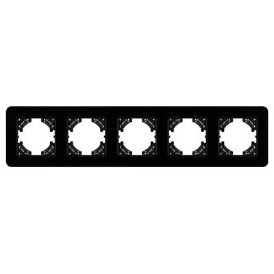 Рамка стеклянная FRM-OMALI-GS-5-BK (Arlight, -)