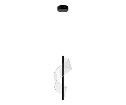 08042-1A,19 Подвес Илина черный d20 h150 Led 14W (4000K)