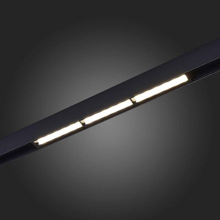 ST804.446.18 Магнитный трековый светильник Черный LED 1*18W 4000K 1 100Lm Ra&gt;90 120° IP20 L330xW22xH46 48VV