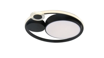 Потолочный светильник Arte Lamp STOCKHOLM A2690PL-1BK, 1хLED