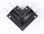Коннектор угловой для встраиваемого шинопровода Magnetic GL3354 BK черный 85*85*H46.8