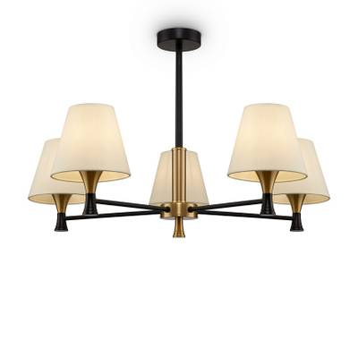 Люстра Perfetto FR5098PL-05BBS, E14х5. TM Maytoni