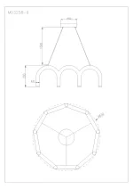 Подвесная люстра Arte Lamp WARHOL A3258LM-45BK, 1хLED