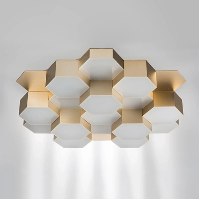 750161 Люстра потол FAVO LED-80W 3840LM Satin Gold 3000K Lightstar