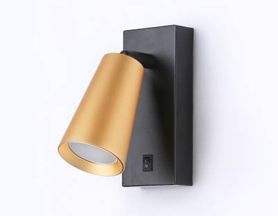Светильник настенный TA13142 BK/GD черный/золото GU10 max 12W 140*60*90