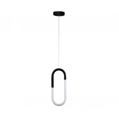 08271,19(4000K) Подвес Канто черный d14 h200 (высота корпуса светильника h34) Led 12W (4000K)