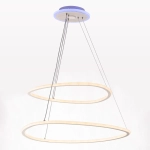 Citilux ТRIO CL215B060E LED Люстра подвесная с пультом Белая