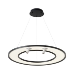 Светильник подвесной Crystal Lux CONTOUR SP50W LED BLACK 3800/250