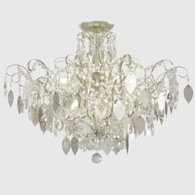 Светильник потолочный Crystal Lux ESMIRALDA PL9 SILVER 0524/109