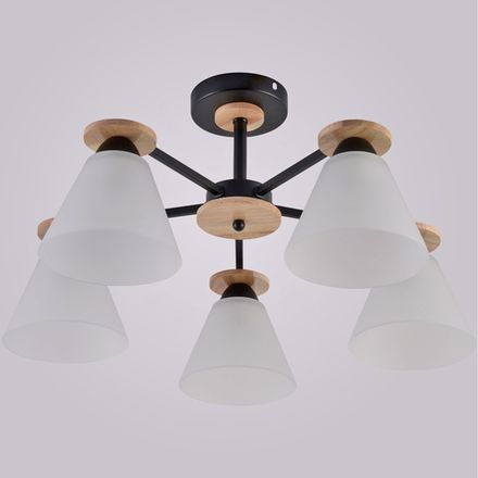 01625-0.3-05 BK+WOOD светильник потолочный