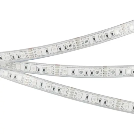 Лента герметичная RTW-PU-B60-12.5mm 12V RGB (14.4 W/m, IP68, Wire 2m, 5m) (Arlight, -)