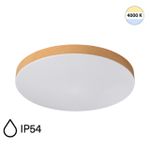 7761/36L MITRA LED SN 545 Светильник пластик/белый/под дерево LED 36Вт 4000K D400 IP54 GAMMA