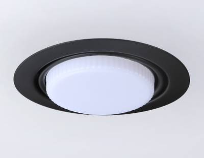 Светильник встраиваемый G10123 BK черный GX53 max 12W D120*48