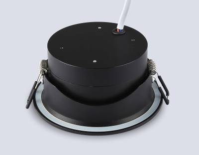 Светильник встраиваемый TN6653 BK черный IP44 GX53 D110*48