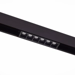 ST361.436.06 Магнитный трековый светильник Черный LED 1*6W 3000K 532Lm Ra>80 36° IP20 L115xW22xH44 48V