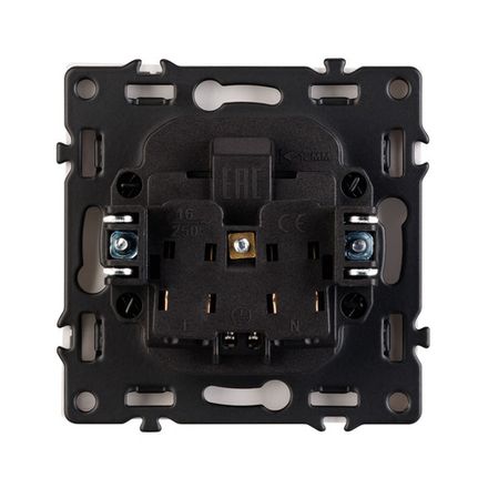 Механизм электрической розетки SCT-NOBE-MEU1-SFPL-GD (230V, 16A) (Arlight, -)
