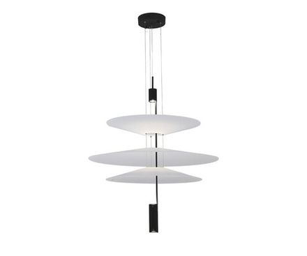 08403-50+68+50,19(01) Подвес Гида черный d50+68+50 h200 Led 3*3W (4000K)